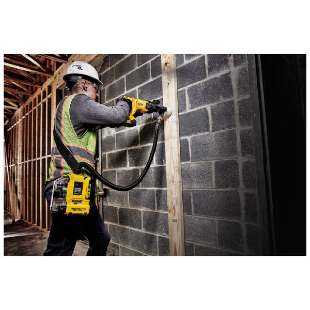 Пилосос будівельний DeWALT 18В XR Li-Ion, HEPA Filter, 1.65 кг (без АКБ та ЗУ) (DWH161N)