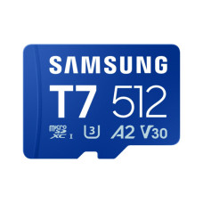 Карта пам'яті Samsung 512GB microSDXC class 10 UHS-I U3 V30 A2 T7 (MB-MB512T/WW)