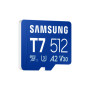 Карта пам'яті Samsung 512GB microSDXC class 10 UHS-I U3 V30 A2 T7 (MB-MB512T/WW)