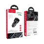Зарядний пристрій HOCO 1xUSB-C PD20W + 1xUSB QC3.0 car adapter Z42 black (6931474742544)