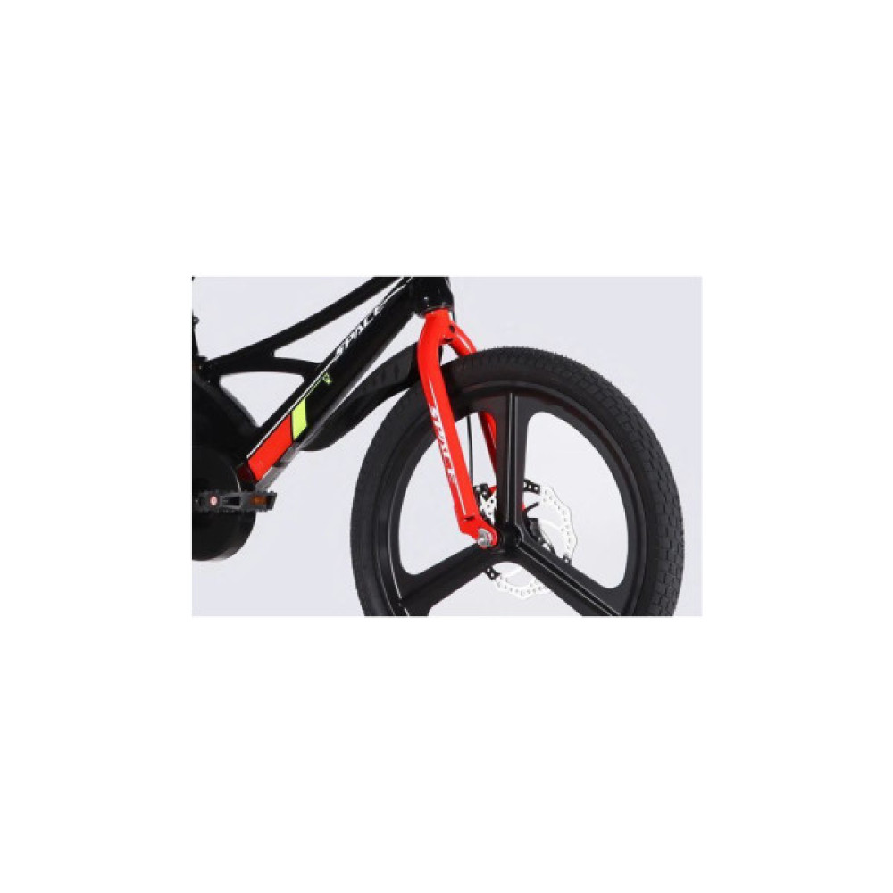Велосипед Space 20" KID STAR DD рама-11" MG 2026 чорний з червоним (OPS-SK-20-045)