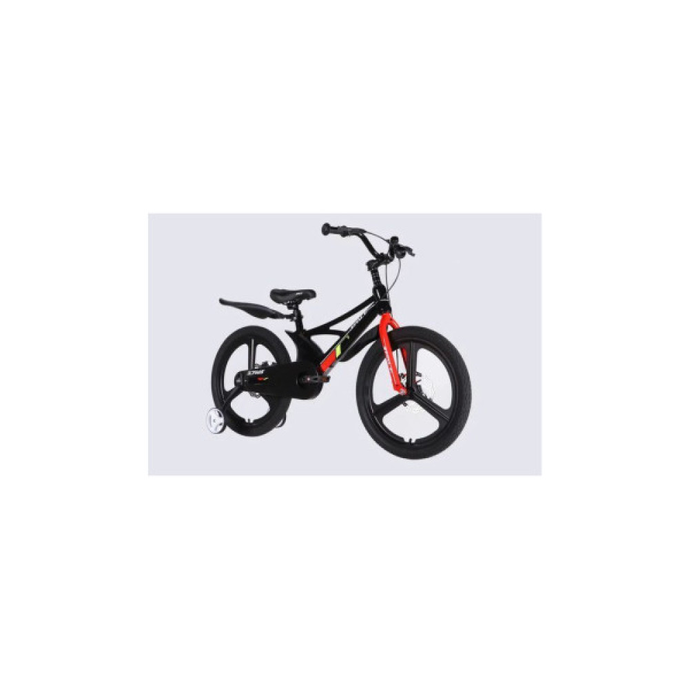 Велосипед Space 20" KID STAR DD рама-11" MG 2026 чорний з червоним (OPS-SK-20-045)