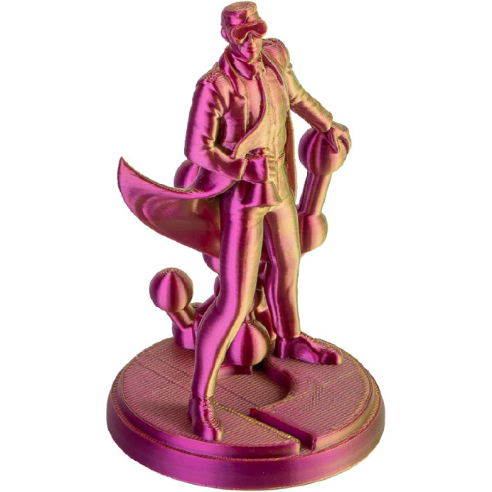 Пластик для 3D-принтера Polymaker PLA PANCHROMA DUAL SILK 1,75mm 1kg Lime-Magenta (CA03022)