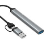 Концентратор Dynamode 5-in-1 USB Type-C/Type-A to 1хUSB3.0, 2xUSB 2.0, card-reader SD/MicroSD (DM-UH-514) Концентратор Dynamode 5-in-1 USB Type-C/Type-A to 1хUSB3.0, 2xUSB 2.0, card-reader SD/MicroSD (DM-UH-514)