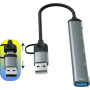 Концентратор Dynamode 5-in-1 USB Type-C/Type-A to 1хUSB3.0, 2xUSB 2.0, card-reader SD/MicroSD (DM-UH-514) Концентратор Dynamode 5-in-1 USB Type-C/Type-A to 1хUSB3.0, 2xUSB 2.0, card-reader SD/MicroSD (DM-UH-514)