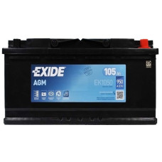 Акумулятор автомобільний EXIDE START-STOP AGM 105A (EK1050)