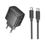 Зарядний пристрій HOCO CS61A Bright 1xUSB-C PD30W + 1xUSB QC3.0 + cable USB-C to USB-C Black (6942007638449) Зарядний пристрій HOCO CS61A Bright 1xUSB-C PD30W + 1xUSB QC3.0 + cable USB-C to USB-C Black (6942007638449)