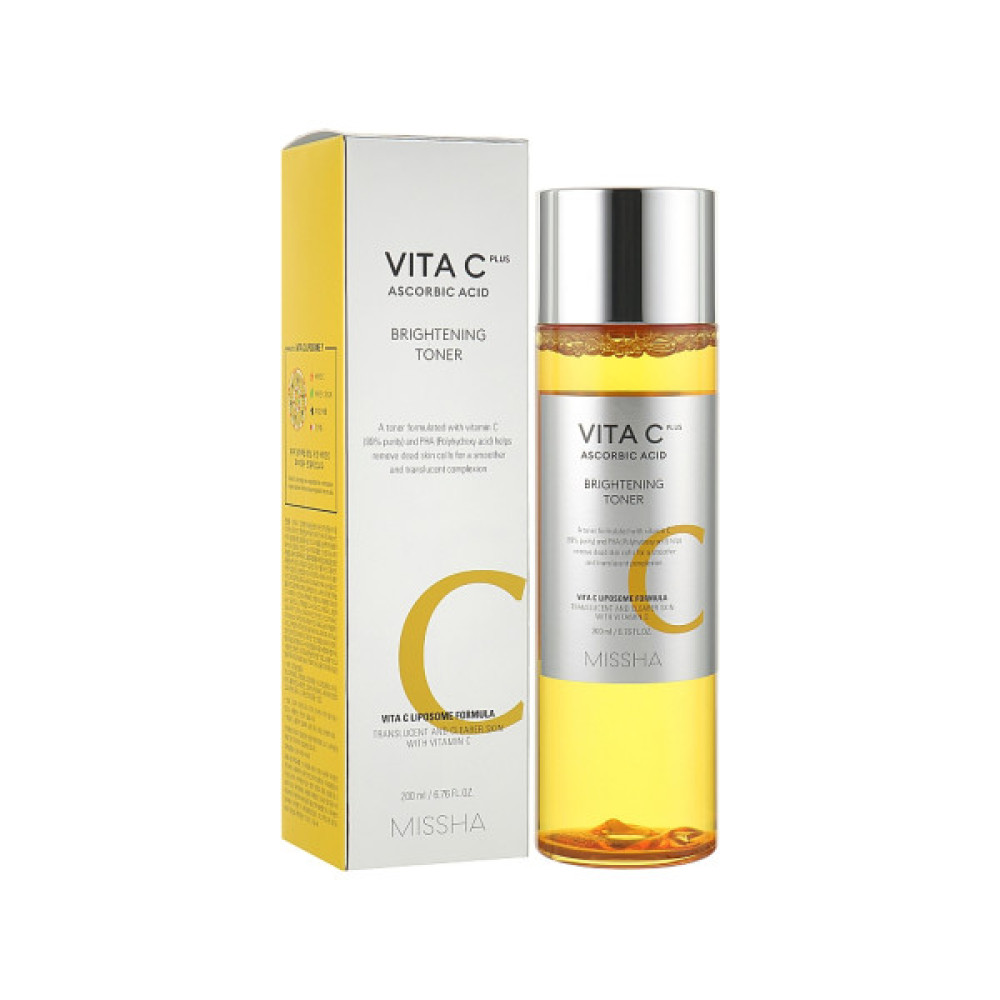 Тонік для обличчя Missha Vita C Plus Brightening Toner 200 мл (8809643525169)