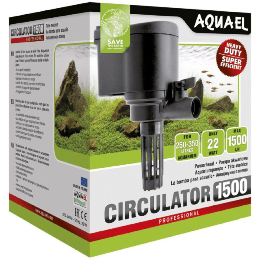 Помпа для акваріума AquaEl Circulator 1500 л (5905546131889)