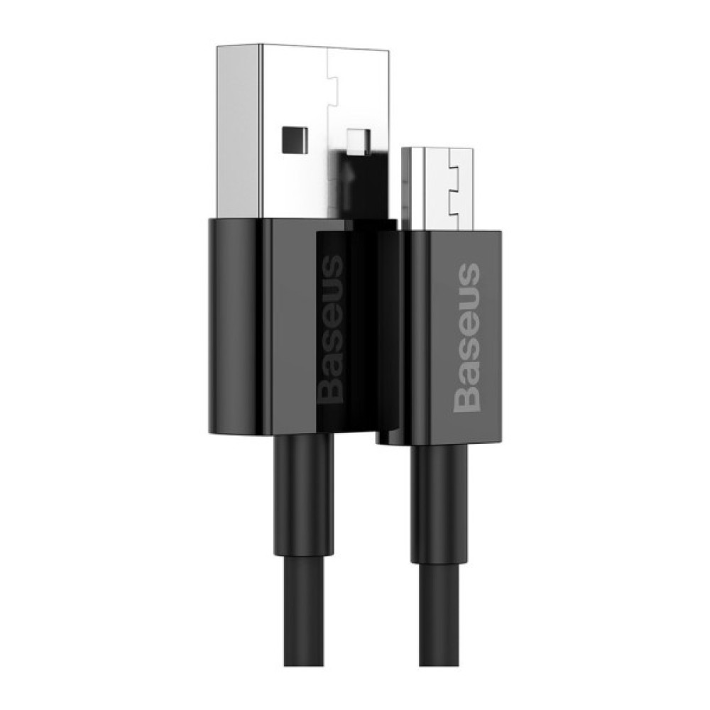 Дата кабель USB 2.0 AM to Micro 5P 2.0m Superior Fast Charging 2A black Baseus (CAMYS-A01)