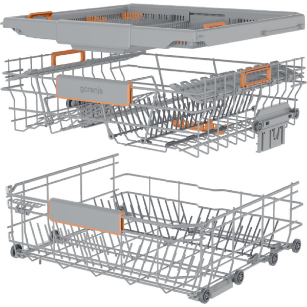 Посудомийна машина Gorenje вбудовувана, 16компл., A+++, 60см, інвертор,Wi-Fi, сенсорн.упр, 3и кошики, білий