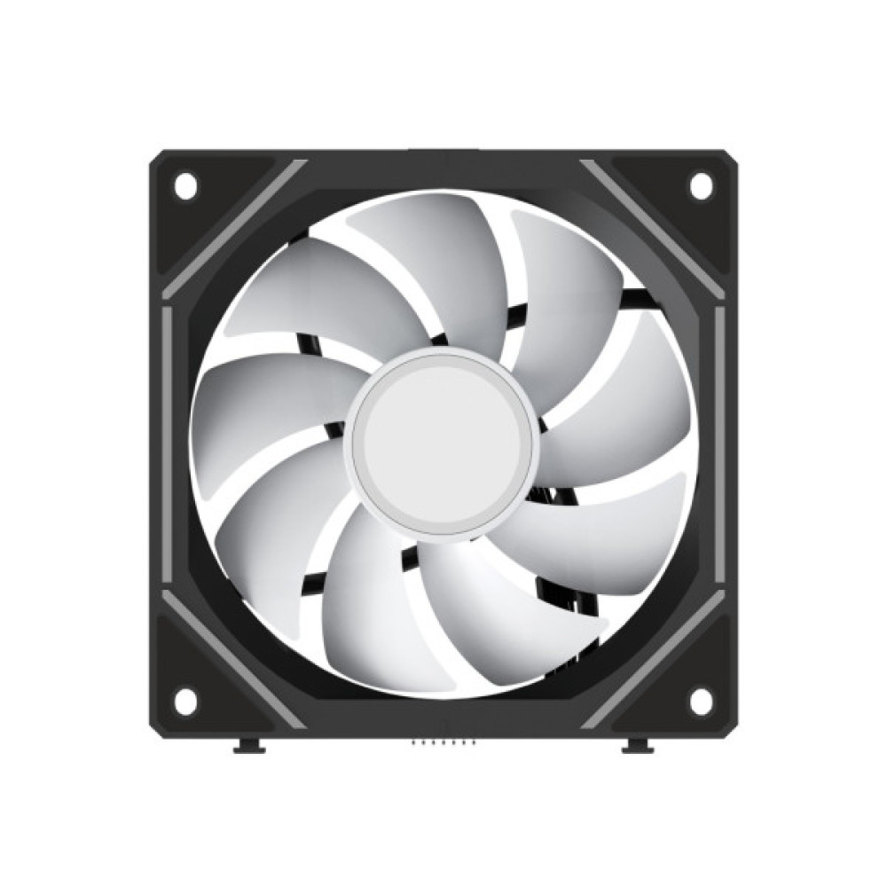 Кулер до корпусу OCYPUS GAMMA F12 UNI ARGB чорний (GAMMA-F12-BK1AM00U-GL)