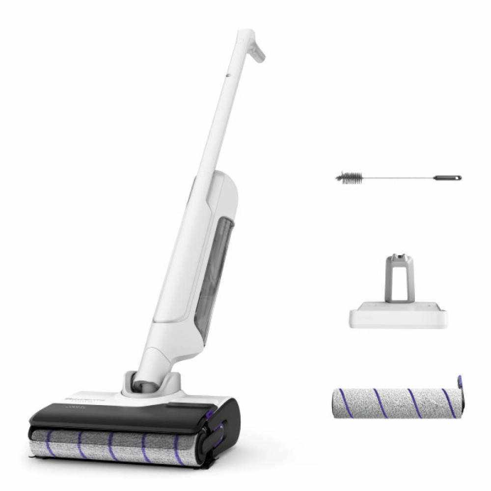 Пилосос Rowenta безпровідний миючий X-Clean 10, 200Вт, конт пил -0.67л, конт для води-0.73л, автон. робота до 60хв, вага-4.15кг, НЕРА, білий