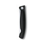 Кухонний ніж Victorinox SwissClassic Foldable Paring 11 см Serrated Black (6.7833.FB)