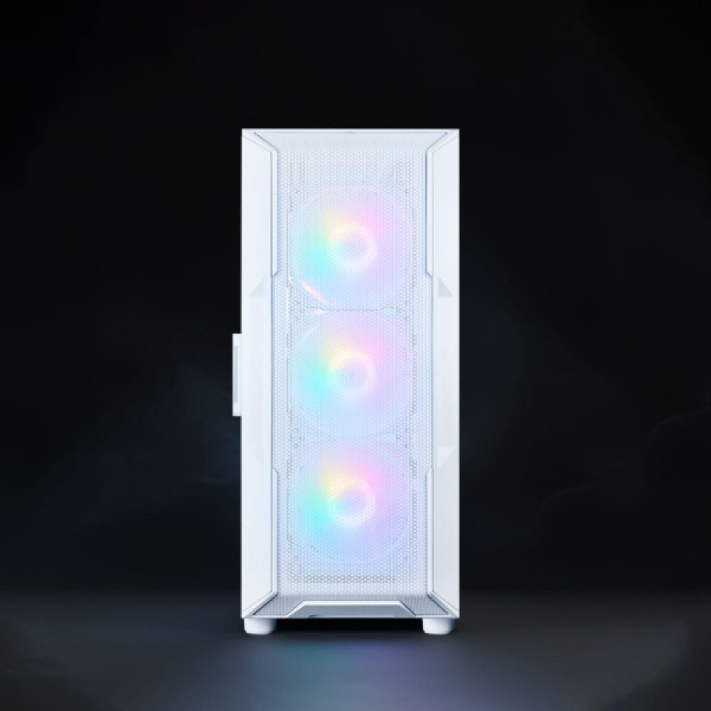 Корпус Zalman I3 Neo V2 без БЖ 2xUSB3.0, 1x Type C, 4x120мм RGB, VGA 400мм, LCS ready, TG Side Panel, ATX, білий