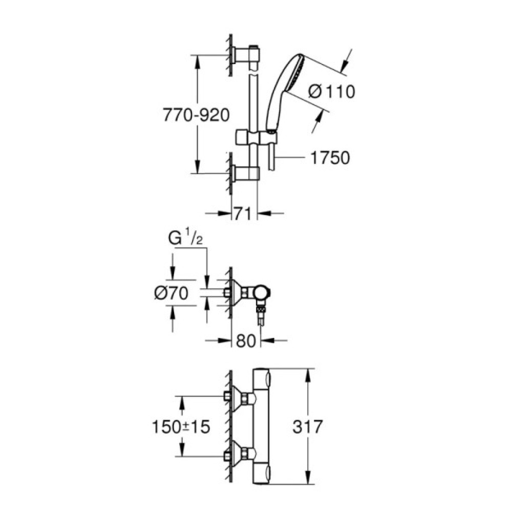 Змішувач Grohe QuickFix Precision Flow (34805001)