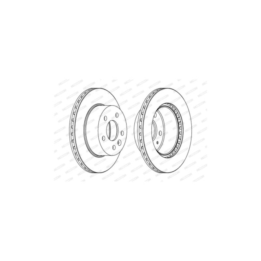 Гальмівний диск FERODO DDF860