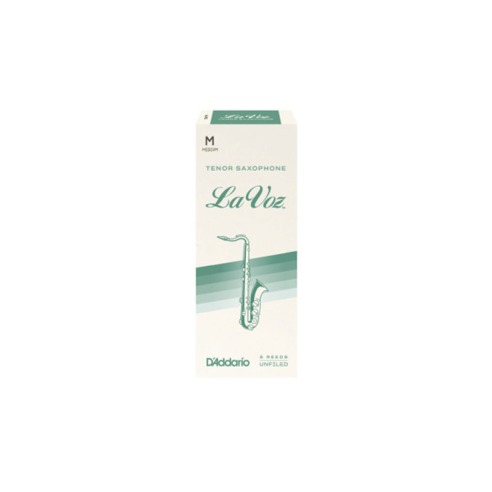 Тростина для саксофона D'Addario La Voz - Tenor Sax Medium - 5 Pack (RKC05MD)