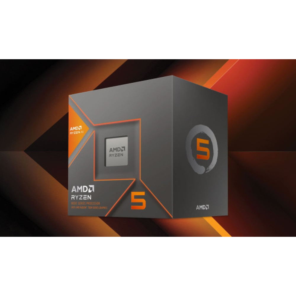 Центральний процесор AMD Ryzen 5 8600G 6C/12T 4.3/5.0GHz Boost 16Mb Radeon Graphics AM5 65W Wraith Stealth cooler Box