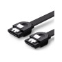 Кабель для передачі даних SATA 3 Data Cable 0.5m US217 Black Ugreen (30796)