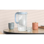 Фільтр-глечик Brita Glass Jug One скляний 2.5л (1.7л очищеної води) з картриджем синій