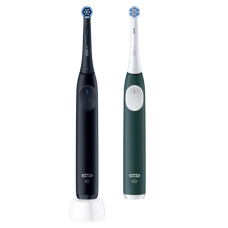 Електрична зубна щітка Oral-B iO2 Series Night Black / Forest Green + Extra Handle
