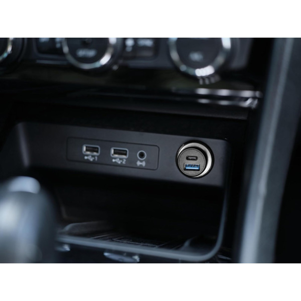 Зарядний пристрій Trust USB-C PD25W + USB QC12W 37W Black (25197_TRUST)