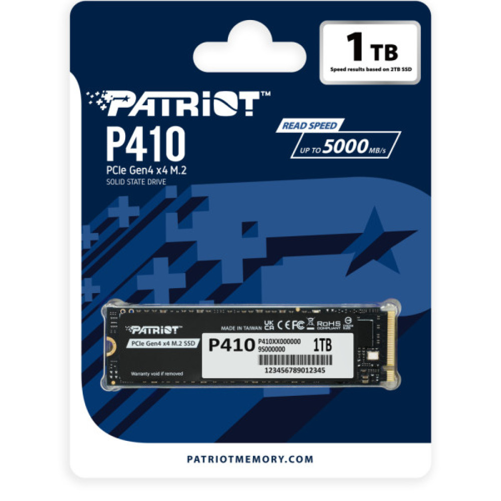 Накопичувач SSD M.2 2280 1TB Patriot (P410P1TBM28H)