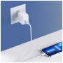 Зарядний пристрій Choetech USB-C PD45W QC3.0/PPS GaN (PD8007-EU-WH)