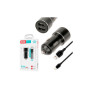 Зарядний пристрій XO TZ09 2.4A/2 USB + cable lightning Black (XO-TZ09L-BK) Зарядний пристрій XO TZ09 2.4A/2 USB + cable lightning Black (XO-TZ09L-BK)