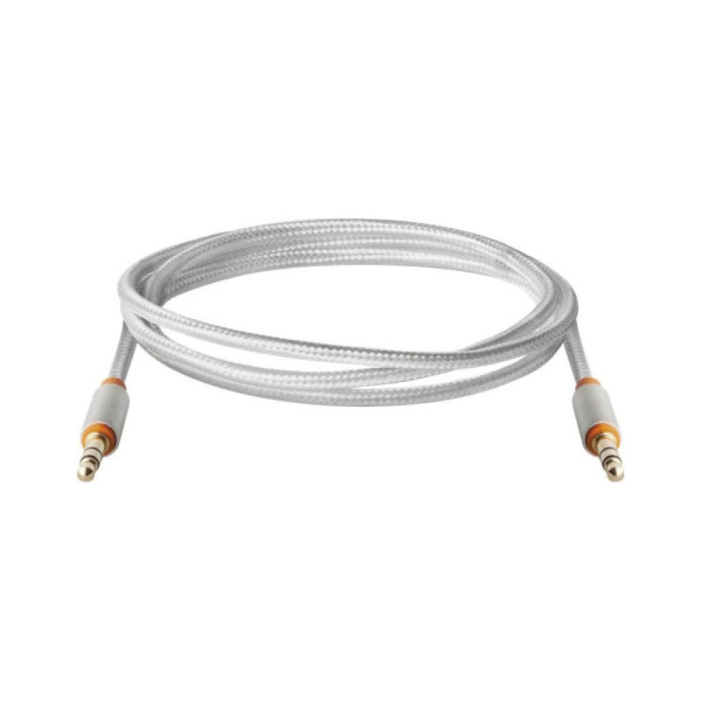 Кабель мультимедійний 3.5mm M to 3.5mm M 1.2m white Defender (87513)