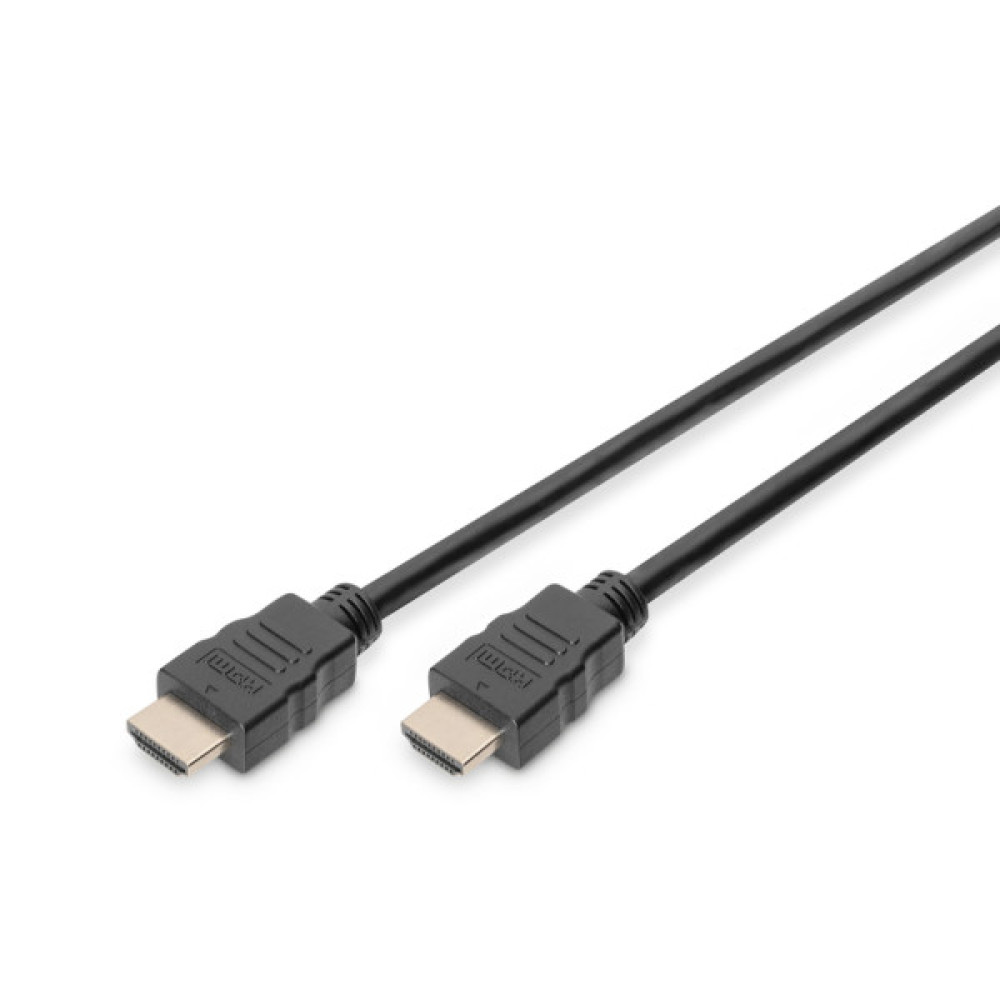 Кабель DIGITUS HDMI (M/M), High speed/Ethernet, 5м, чорний