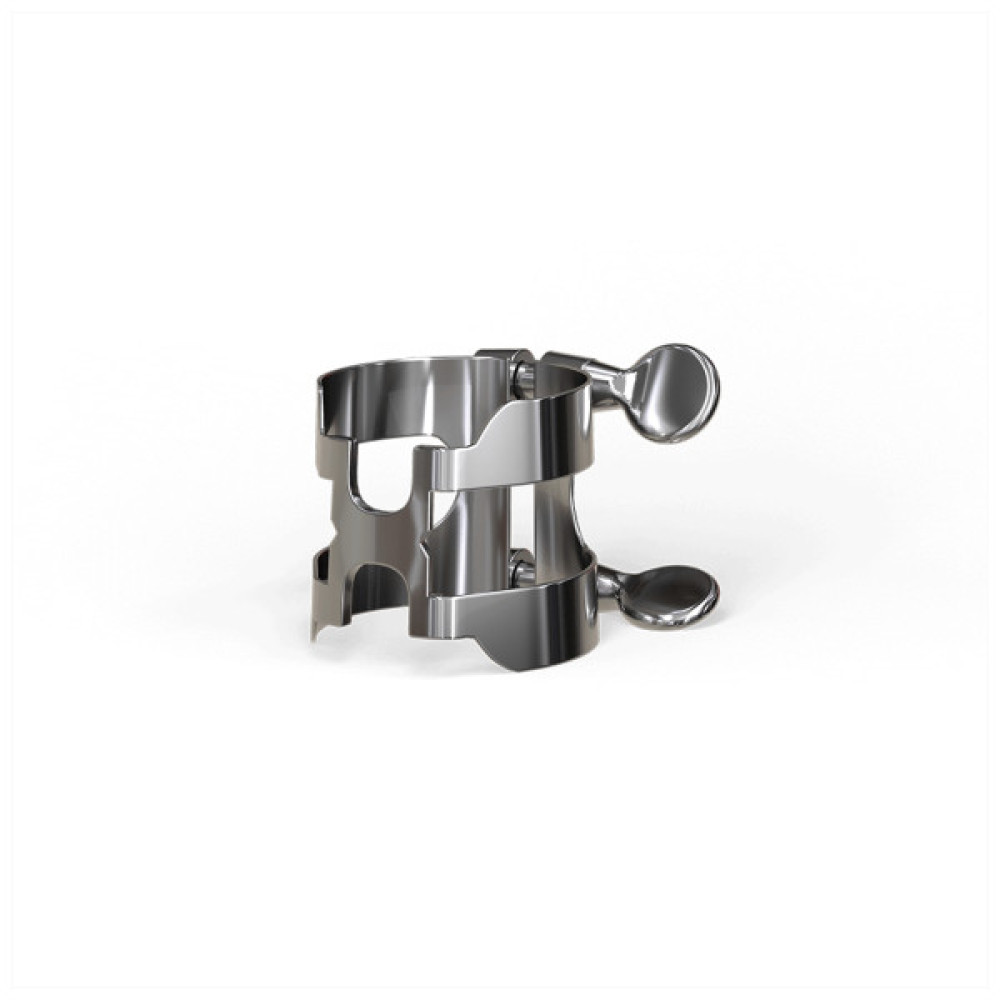Лігатура для саксофонів D'Addario H-Ligature & Cap For Alto Saxophone Silver-Plated (HAS1S)
