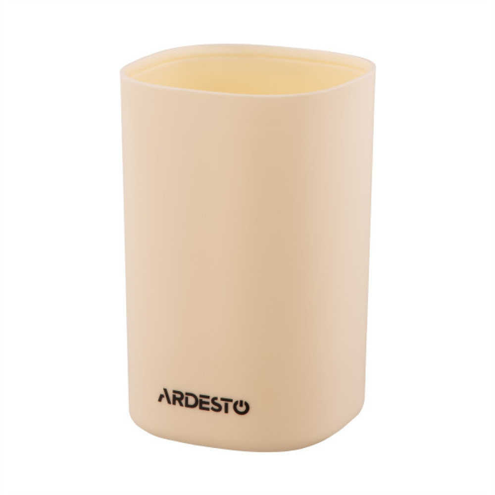 Набір для ванної кімнати ARDESTO Vigor 380мл, 3 предмети, поліпропілен, бежевий