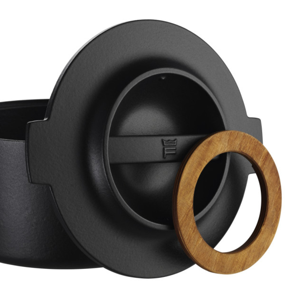 Каструля Fiskars Norden чавунна 4 л чорна (1026565)