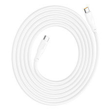 Дата кабель USB-C to USB-C 2.0m 240W TPE X93 white HOCO (6931474790743)