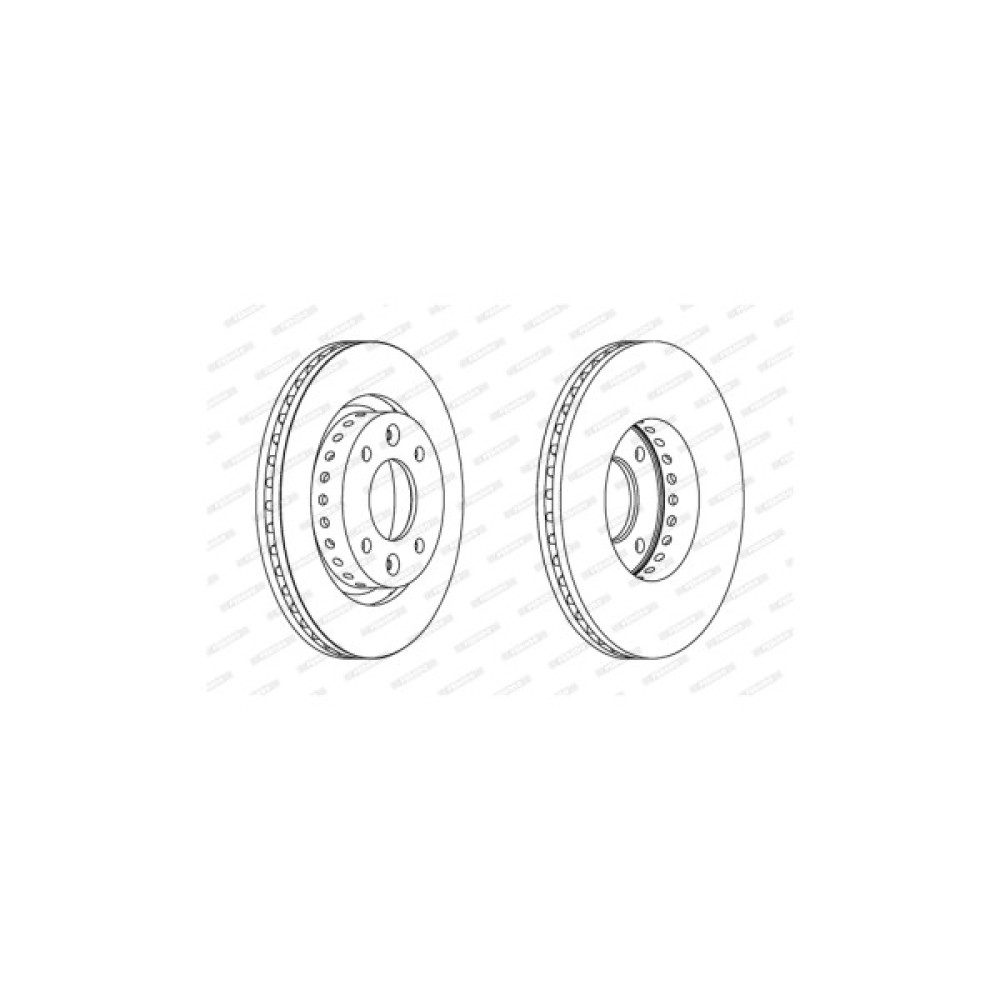 Гальмівний диск FERODO DDF1397
