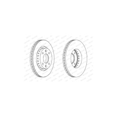 Гальмівний диск FERODO DDF1397