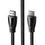 Кабель мультимедійний HDMI M to HDMI M 1.5m braided HD140 black Ugreen (80402) Кабель мультимедійний HDMI M to HDMI M 1.5m braided HD140 black Ugreen (80402)