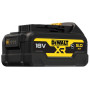 Акумулятор DeWalt 18В XR Li-lon GFN блок - Glass Filled Nylon 5А·год 0.72кг