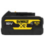Акумулятор DeWalt 18В XR Li-lon GFN блок - Glass Filled Nylon 5А·год 0.72кг