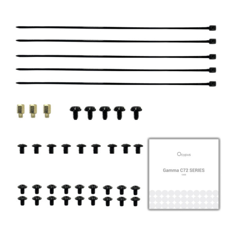 Корпус для ПК OCYPUS GAMMA C72 BK ARGB (GAMMA-C72-BKD400XX-GL)