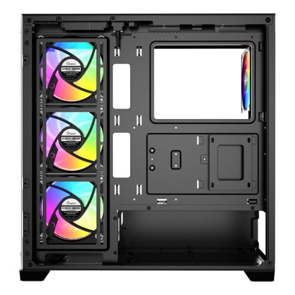 Корпус для ПК OCYPUS GAMMA C72 BK ARGB (GAMMA-C72-BKD400XX-GL)