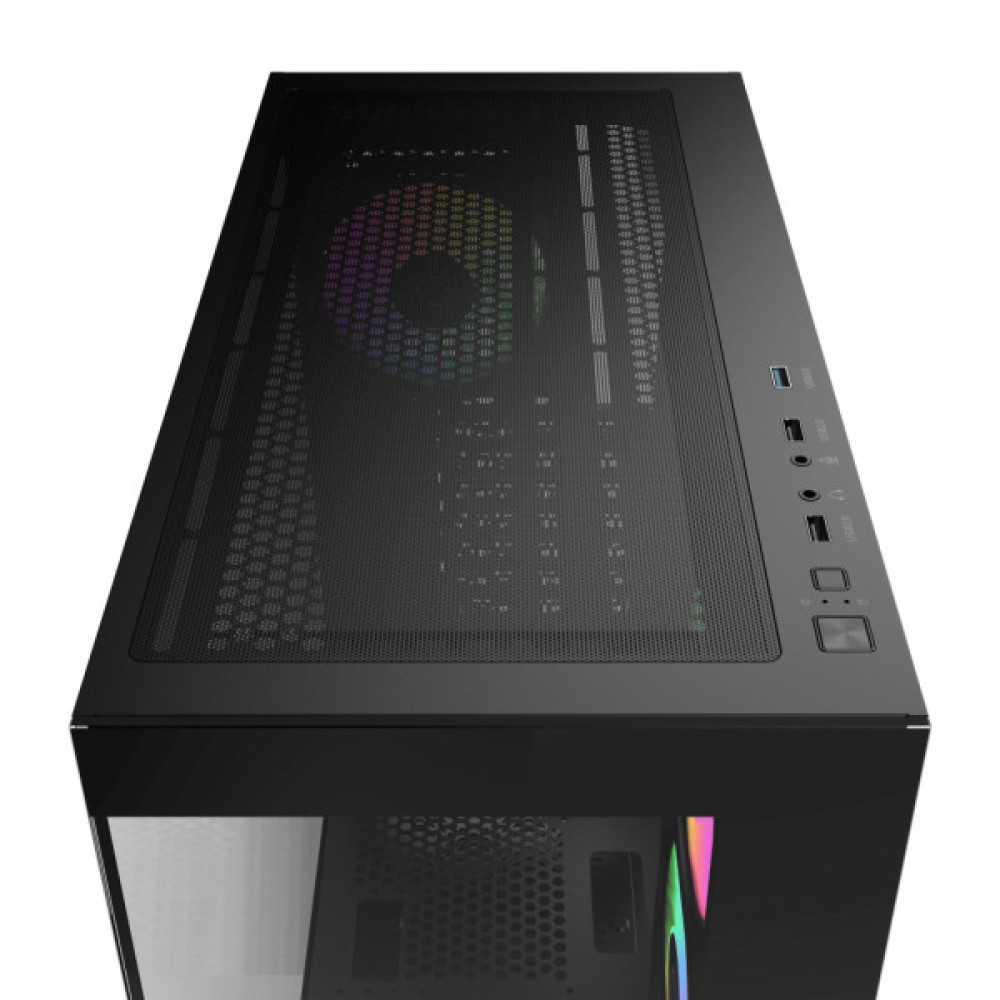 Корпус для ПК OCYPUS GAMMA C72 BK ARGB (GAMMA-C72-BKD400XX-GL)