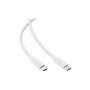 Дата кабель USB-C to USB-C 1.2m 3A white Acefast (6974316284253)