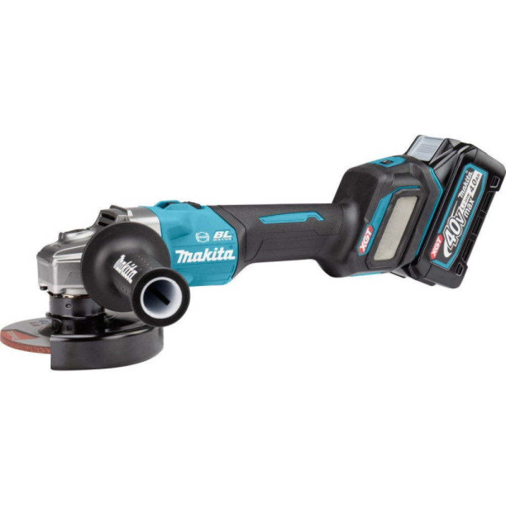 Шліфмашина кутова акумуляторна Makita GA023GM201 125мм XGT 36В 2х4А·год 3000-8500об·хв 3.3кг