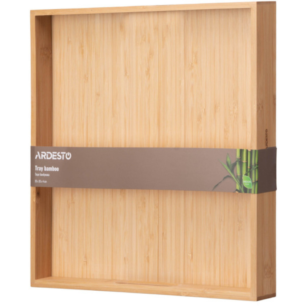 Таця Ardesto Midori, 35х35х4см, бамбук, квадратна (AR1435BM)