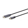 Кабель мультимедійний DisplayPort M to HDMI M 1.8m 4K60Hz Cablexpert (CC-DP-HDMI-4K-6) Кабель мультимедійний DisplayPort M to HDMI M 1.8m 4K60Hz Cablexpert (CC-DP-HDMI-4K-6)