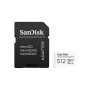 Карта пам'яті SanDisk 512GB microSDXC High Endurance UHS-I U3 V30 + SD adapter (SDSQQNR-512G-GN6IA)