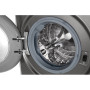 Пральна машина LG фронтальна, 9кг, 1200, A, 48см, дисплей, пара, інвертор, сріблястий